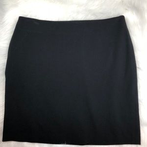 The Limited Stretch Black skirt sz 12 back zip